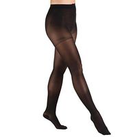 Truform Sheer Compression Pantyhose, 30-40 mmHg, Women's Shaping Tights, 20 Denier, Black, Small