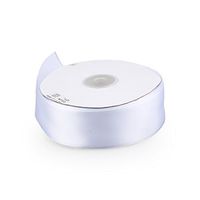ROSENICE Grosgrain Ribbon Satin Ribbon 4cm50m Gift Ribbon 1-1/2-Inch by 50-Yard(White)