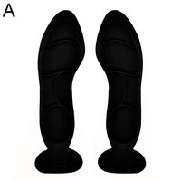 re2chiOngs Item Insole Pads,Women Soft Breathable Anti-Slip High-Heeled Shoes Insole Inserts Back Heel Pad - Black B
