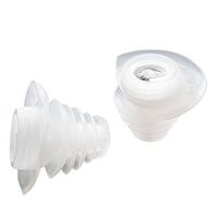 YES EAR TI5000 Ultimate Comfort Ultra Soft Silicone Ear Plugs (White, Set of 2, Fit for All(Adults))