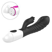 YOUSIKE Soft Women Couples 12 Modes G Sport Rabbit Viborators with Bunny Ears FUUNY USB Toy