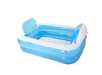 ZMM® Inflatable Bathtub, Fold Bath Barrel Thickening Adult Bathtub Child Bath Tub Bath Barrel Plastic It Can Move Storage