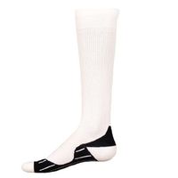 Red Lion Glide Compression Socks Ankle and Calf Support ( White - Medium )