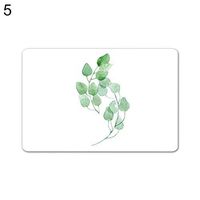 TbpersicwT Home bedroom carpet door mat, Diatom Mud Door Mat Plant Pattern Quick Drying Anti-skid Bathroome Floor Carpet-5