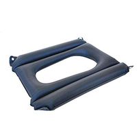 Health Anti Bedsore Cushion Inflatable Medical Haemorrhoids Seat Toilet Pad Air Mat Anti-Pressure Sore Acne for Elderly Care Products Wheelchair, Kitchen Chairs (Color : Black, Size : 46415cm)