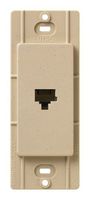 Lutron SC-PJ-DS Satin Colors Phone Jack, Desert Stone
