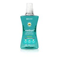 Method 4x Concentrated Laundry Detergent, Beach Sage, 53.5 Ounce, 66 Loads