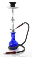 1 hose 20" Blue Hookah shisha nargila bars narguile nargile glass hookahs Vase