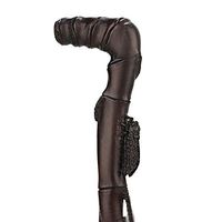 Walking stick Wooden Carved Crutch Comfortable Handle Retro Cane for Men and Women Classical Style 91x11cm/35.8"x4.3" Fauay