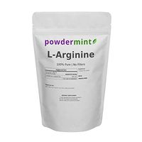 L-Arginine HCL Powder 125 Grams (4.4 oz) 125 Servings 100% Pure Gluten Free, Non-GMO by powdermint