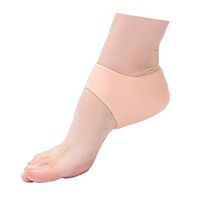 Khaki Silicone 3 Pair Heel Spur Heel Protector for Sore Foot Pain Relief