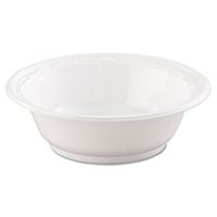 Dart 12BWWF Famous Service Plastic Dinnerware, Bowl, 12oz, White (Case of 1000)