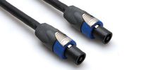 Hosa SKT Edge 12 Gauge Speaker Cables speakON to speakOn - (75 Feet) (Black)