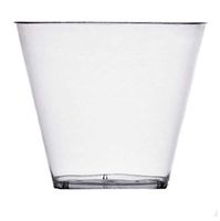 Clear Hard Plastic Cups Old Fashioned Tumblers 9oz BPA Free Case of 500