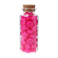 Junlinto,65pcs Sealing Wax Octagon Beads for Retro Seal Stamp Multicolor Wedding Envelope Invitation Card DIY Decor Hot Pink