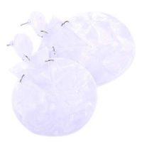 1 Pair Fashion European Triangle Round Acrylic Geometric Drop Earrings Ear Stud Accessory Good Accessories Women Stylish Design Womens Cheap Bright Pretty