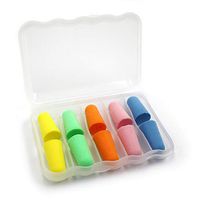 Soft Foam Earplugs with Case 32Db SNR Ear Plugs - Memory Comfortable Foam Earplugs for Sleep Travel Working to Sound Blocking Hearing Protection Noise Cancelling