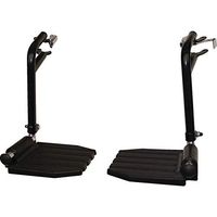 1 Pc, Black Invacare Footrest Cam Lock-Hemi-Right, Swing-Away, Clamp Adjustable