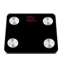 FuriGer Body Fat Scale, Wireless Weight Scale Bluetooth Smart BMI Scale Digital Bathroom, 24 Key Data Analyzer with Smartphone App Digital Weight Scale (XY,Black)