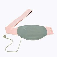 S'Beauty Concealed Heating Pad Adjustable USB Graphene Warming Waist Belt, 3 Temperature Settings for Menstrual Cramps Lower Back Stomach Pain Relief (Gray)