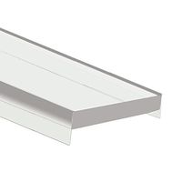 3.28 ft. - Clear - HS 22 Lens Cover - Designed for LESTO LARKO LOKOM LIPOD GIZA Channels - Klus 17022