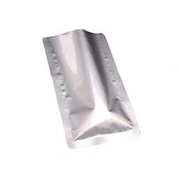 Many Sizes Smell Proof 3.9mil Mylar Foil Sample Pouch Heat Seal Pure Aluminum Foil Bags Tear Notch Open Top Food Storage Vacuum Sealer Coffee Dried Fruits Spices Candy Package (100Pcs, 5.5x7.9 Inches)