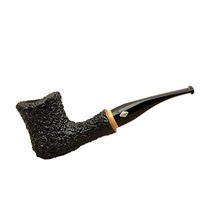 M.P.B."NAIF" (rustica nera 7013) briar straight tobacco smoking pipe from Brebbia (Italy)