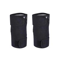 Jazmy 1 Pair Self Heating Knee Pad Thermal Heated Outdoor Sports Leg Brace Wrap Support