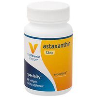 Astaxanthin (Solasta™) Branded Ingredient 12mg Antioxidant from MicroAlgae That Supports Brain Heart Health and Skin for Healthy Aging (60 Softgels) by The Vitamin Shoppe