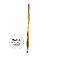 Superior Woodcrafts Amish Hardwood Twisted Walking Cane (Wide Stripe)