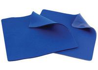 Silipos 15715 Soft Shear Gel Sheeting - [Fabric Two Sides] 12 x 16 in. Silicone Free, Hypoallergenic Cushioning Strip in Blue