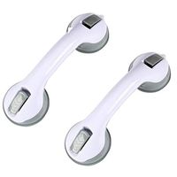 Bathroom Suction Cup armrest, Old Man Shower Anti-Skid Safety Handle, Portable Bathroom Balance Support armrest for The Elderly, Children, Pregnant Women(2 Packs)