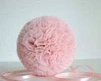 6" Tulle Pom Pom by Tutu Jólí (Light Pink, Quantity5)