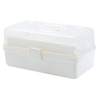 GJ-yh Three-Layer Large-Capacity PP Material First Aid Kit Home Medicine Box Medicine Box Home Portable Medical Service Storage Box (Size : S)