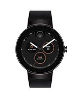 Movado Connect Digital Smart Module Black PVD Smartwatch, Black/Black Strap (Model 3660018) (Renewed)