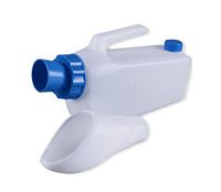 LSY@ Urinal Basin, Portable High Capacity 2000ml with Lid Anti-Slip Anti-Odor Urinal Chamber Pot Urine Ms Anti-Slip Urinal