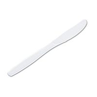 Dixie KH217 Heavywt Plastic Knives, Bulk, 7-1/2-Inch L, 1000/CT, White