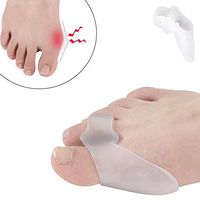 Toe Spreader Gel Bunion Corrector for Bunion Relief, Overlapping Toes, Pedicures Manicures   Unisex for Pain Relief