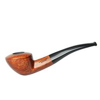 MUXIANG Classic Little Bending Rosewood Tobacco Pipe with 3mm Metal Filter 10 Cleaning Tools