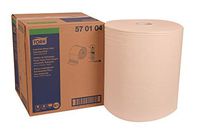Tork 570104 Industrial Heavy-Duty Cleaning Cloth, Giant Roll, 1-Ply, 16.9" Width x 475' Length, 15.0" Roll Diameter, White (Case of 1 Roll)