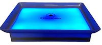 Rolling Tray - LED Light up-with Custom Carrying case and Multifunction Remote for Custom LED Experience - Full Size Tray