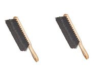 Weiler 71019 Horsehair Counter Duster with Wood Handle, Wood Block, 2-1/2" Head Width, 8" Overall Length, Natural 2-Pack