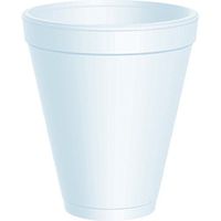 5.7" Foam Cups 25/Bag in White