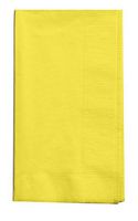 Creative Converting Touch of Color 2-Ply 50 Count Paper Dinner Napkins, Mimosa - 67102B