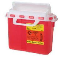 58305426 - Patient/Exam Room Sharps Collector,5.4 Qt. Red