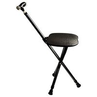 Qi Peng Crutches - Crutches Three-Legged Stool Cane LED with Light Handle Telescopic Old Man Abdomen Lightweight Aluminum Alloy Crutch