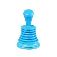 OUNONA Strong Wash Basin Sink Toilet Pipeline Dredge Plunger Bathroom Drain Sewer Drainage Pipe Cleaner Dredge Device Tools（blue）