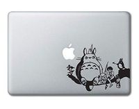 Totoro Sitting on Tree Branch Printed Clear Vinyl Decal Sticker Compatible with Apple MacBook Pro Air 11" 12" 13" 15" All Years Laptop Trackpad Keyboard (15" Macbook (All Models))