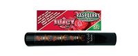 Herb Airtight Tube Pocket Protector with Juicy Jay's Raspberry 1.25 Flavored Hemp Rolling Papers 1 Count DC Crafts Nation- Tiki Man