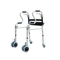 Luckya Elderly Rollator Disabled Walking Frame Aluminum Wheel Walker Non-Slip Walking Stick with Hospital